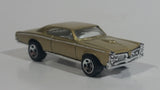 2007 Hot Wheels '67 Pontiac GTO Metalflake Light Gold Die Cast Toy Muscle Car Vehicle