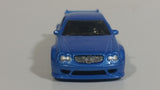 2008 Hot Wheels Web Trading Cars AMG Mercedes CLK DTM Metalflake Light Blue Die Cast Toy Car Vehicle