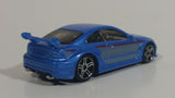 2008 Hot Wheels Web Trading Cars AMG Mercedes CLK DTM Metalflake Light Blue Die Cast Toy Car Vehicle