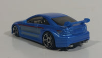 2008 Hot Wheels Web Trading Cars AMG Mercedes CLK DTM Metalflake Light Blue Die Cast Toy Car Vehicle