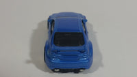 2008 Hot Wheels Web Trading Cars AMG Mercedes CLK DTM Metalflake Light Blue Die Cast Toy Car Vehicle