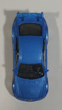 2008 Hot Wheels Web Trading Cars AMG Mercedes CLK DTM Metalflake Light Blue Die Cast Toy Car Vehicle