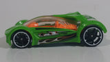 2016 Hot Wheels Stunt Circuit Iridium Green Die Cast Toy Car Vehicle