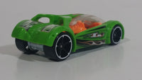 2016 Hot Wheels Stunt Circuit Iridium Green Die Cast Toy Car Vehicle