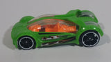 2016 Hot Wheels Stunt Circuit Iridium Green Die Cast Toy Car Vehicle