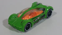 2016 Hot Wheels Stunt Circuit Iridium Green Die Cast Toy Car Vehicle