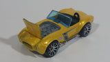 2012 Hot Wheels Shelby Classic Cobra Convertible Metalflake Light Gold Die Cast Toy Car Vehicle w/ Opening Hood