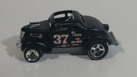 2008 Hot Wheels Pass'n Gasser Flat Black Die Cast Toy Race Car Vehicle