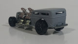 2008 Hot Wheels Way 2 Fast "Dirty Rat" Flat Grey Die Cast Toy Car Hot Rod Vehicle