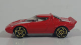 2002 Hot Wheels First Editions Lancia Stratos Red Die Cast Toy Car Vehicle