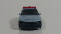 2000 Hot Wheels Police Cruiser Blue Grey Die Cast Toy Emergency Response Cop Vehicle