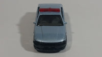 2000 Hot Wheels Police Cruiser Blue Grey Die Cast Toy Emergency Response Cop Vehicle