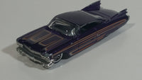 2010 Hot Wheels Hot Auction '59 Custom Cadillac Metalflake Purple Die Cast Toy Classic Car Vehicle