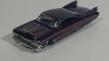 2010 Hot Wheels Hot Auction '59 Custom Cadillac Metalflake Purple Die Cast Toy Classic Car Vehicle