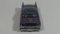 2010 Hot Wheels Hot Auction '59 Custom Cadillac Metalflake Purple Die Cast Toy Classic Car Vehicle