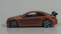 2008 Hot Wheels Web Trading Cars AMG Mercedes CLK DTM Metalflake Light Brown Die Cast Toy Car Vehicle