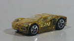 2006 Hot Wheels X-Raycers Ferrari 360 Modena Clear Yellow Die Cast Toy Car Vehicle