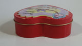 1998 Warner Bros. Looney Tunes Taz and Girl Taz Cartoon Characters I love You "Together Forever" Heart Shaped Tin Metal Container