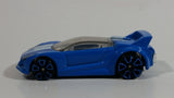 2014 Hot Wheels Speed Team Quick N' Sik Blue Die Cast Toy Car Vehicle