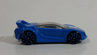 2014 Hot Wheels Speed Team Quick N' Sik Blue Die Cast Toy Car Vehicle