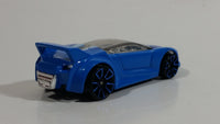 2014 Hot Wheels Speed Team Quick N' Sik Blue Die Cast Toy Car Vehicle