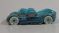 2012 Hot Wheels Thrill Racers Ice What-4-2 Light Metalflake Blue Die Cast Toy Race Car Vehicle