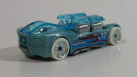 2012 Hot Wheels Thrill Racers Ice What-4-2 Light Metalflake Blue Die Cast Toy Race Car Vehicle