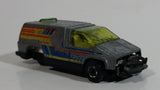 Vintage 1979 Hot Wheels Inside Story Van Gray Die Cast Toy Car Vehicle Rare Yellow Tint Version - Hong Kong - Busted Up