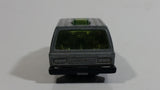 Vintage 1979 Hot Wheels Inside Story Van Gray Die Cast Toy Car Vehicle Rare Yellow Tint Version - Hong Kong - Busted Up