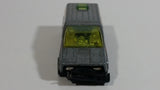 Vintage 1979 Hot Wheels Inside Story Van Gray Die Cast Toy Car Vehicle Rare Yellow Tint Version - Hong Kong - Busted Up