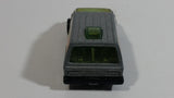 Vintage 1979 Hot Wheels Inside Story Van Gray Die Cast Toy Car Vehicle Rare Yellow Tint Version - Hong Kong - Busted Up