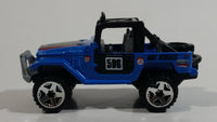 2010 Hot Wheels Toyota Land Cruiser FJ40 Blue Die Cast Toy Car Vehicle