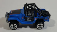 2010 Hot Wheels Toyota Land Cruiser FJ40 Blue Die Cast Toy Car Vehicle