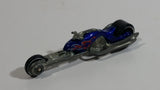 2007 Hot Wheels Truckin’ Transporters Hammer Sled Motorcycle Metalflake Blue Die Cast Toy Motorbike Vehicle