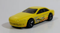 2000 Hot Wheels Seein’ 3-D Lexus SC400 Yellow Die Cast Toy Car Vehicle