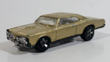 2007 Hot Wheels '67 Pontiac GTO Metalflake Light Gold Die Cast Toy Muscle Car Vehicle