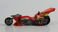 2006 Hot Wheels Wild Things Fright Bike Motorcycle Red Die Cast Toy Car Vehicle