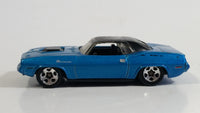 2006 Hot Wheels Mopar Madness '70 Plymouth Barracuda Hard Top Metalflake Blue Die Cast Toy Muscle Car Vehicle