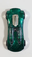 1999 Hot Wheels Double Cross Metalflake Dark Green Die Cast Toy Car Vehicle McDonald's Happy Meal 9/16