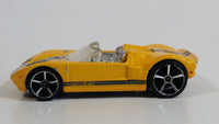 2007 Hot Wheels Ford GTX1 Yellow Die Cast Toy Car Vehicle