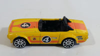 2011 Hot Wheels Track Stars Triumph TR6 Yellow #4 Die Cast Toy Race Car Vehicle