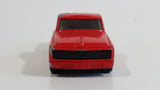 2002 Hot Wheels First Editions Custom '69 Chevy Pickup Truck Red Die Cast Toy Car Vehicle