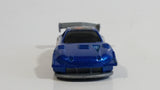 2002 Hot Wheels Pikes Peak Celica #5 Metalflake Blue Die Cast Toy Race Car Vehicle