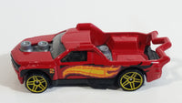 2013 Hot Wheels Stunts Fig Rig Truck Red Die Cast Toy Car Vehicle