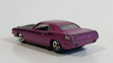 2009 Hot Wheels Muscle Mania '70 Plymouth AAR Cuda Metalflake Pink Die Cast Toy Muscle Car Vehicle