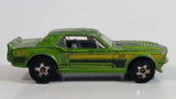 2014 Hot Wheels Muscle Mania '67 Ford Mustang GT Metalflake Green Die Cast Toy Muscle Car Vehicle