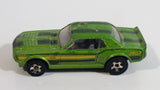 2014 Hot Wheels Muscle Mania '67 Ford Mustang GT Metalflake Green Die Cast Toy Muscle Car Vehicle