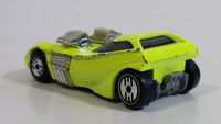 1994 Hot Wheels Ultra Hots Twin Mill II Bright Yellow Die Cast Toy Car Vehicle - Grey Base