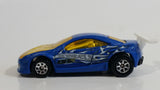 2003 Hot Wheels Racing Custom Mercury Cougar Flat Blue Die Cast Toy Car Vehicle