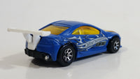 2003 Hot Wheels Racing Custom Mercury Cougar Flat Blue Die Cast Toy Car Vehicle